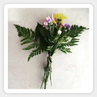 Bundle of Flowers with Daisies Sticker